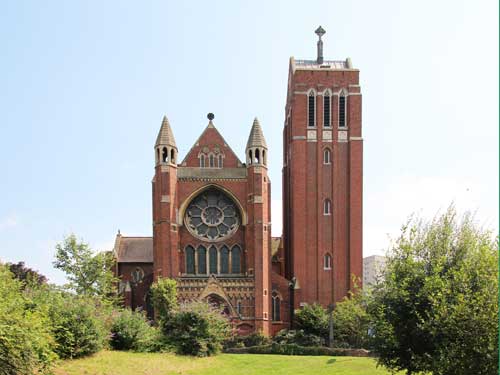 St Albans church west front