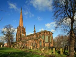 Aston Parish Church exterior view