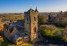 Holy Trinity Church and churchyard