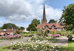Trust School Yardley seen across Old Yardley Park